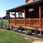 Lawn Care Kansas City At A Cabin With Deck