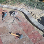 Lawn Care Kansas City Project With Red Tiles