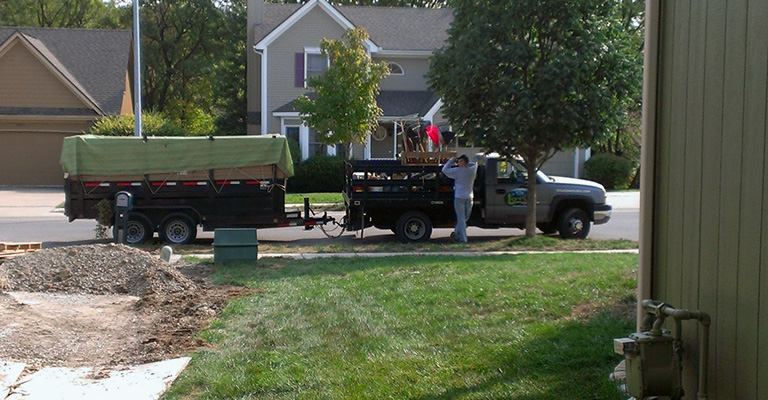 Residential Lawn Care Kansas City Project